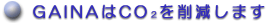 GAINA��CO2���팸���܂�